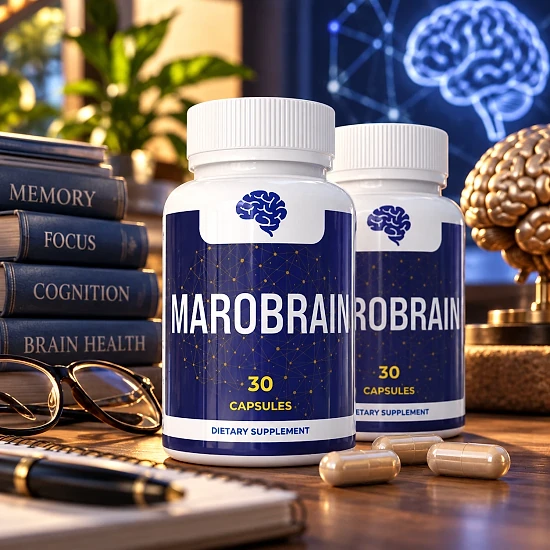 Two Marobrain bottles with capsules