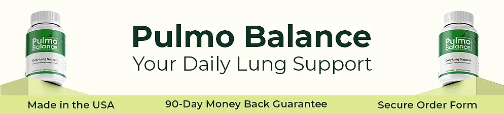 Pulmo Balance: made in the USA, 90-day money-back guarantee and secure order form