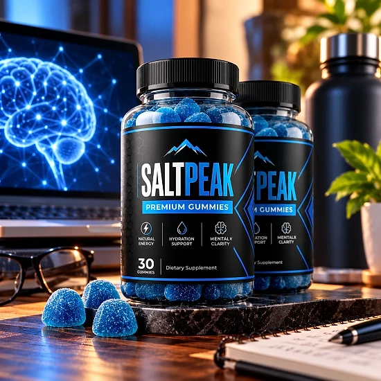 Saltpeak premium gummies bottles